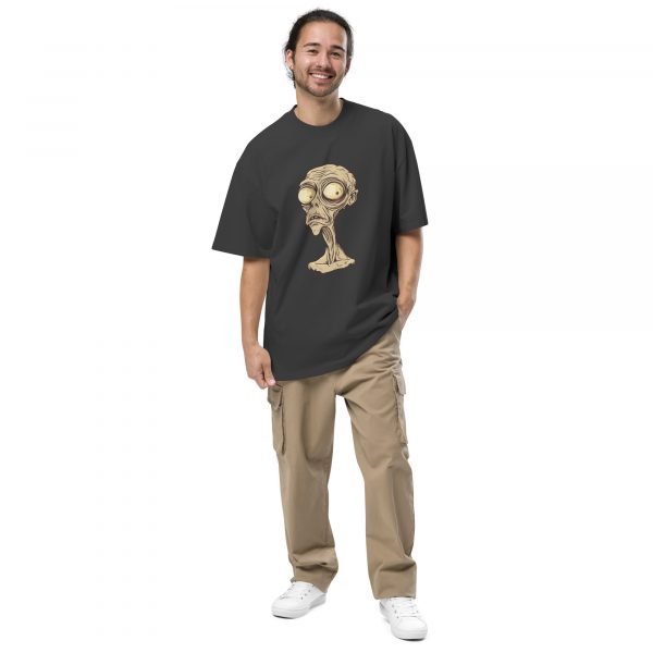 Noctovision 'Judgemental Subhuman' Oversized faded t-shirt