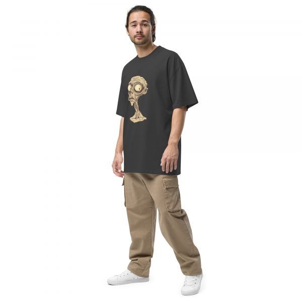 Noctovision 'Judgemental Subhuman' Oversized faded t-shirt - Image 2