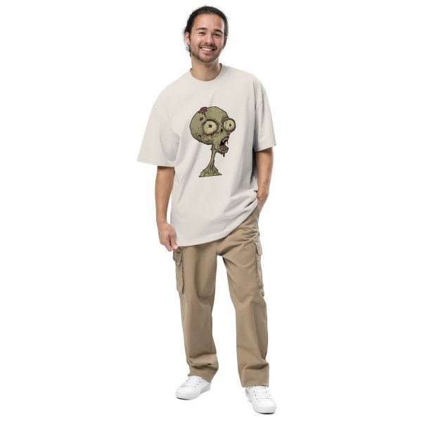 Noctovision 'Bemused Creature' Oversized faded t-shirt - Image 7