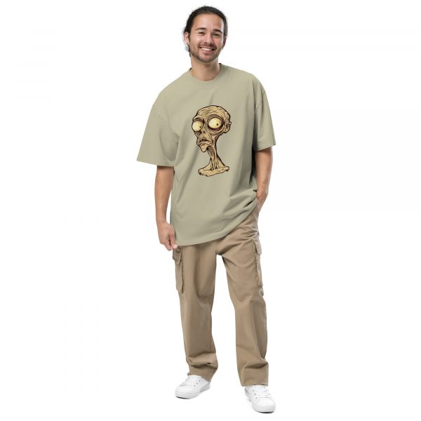 Noctovision 'Judgemental Subhuman' Oversized faded t-shirt - Image 5
