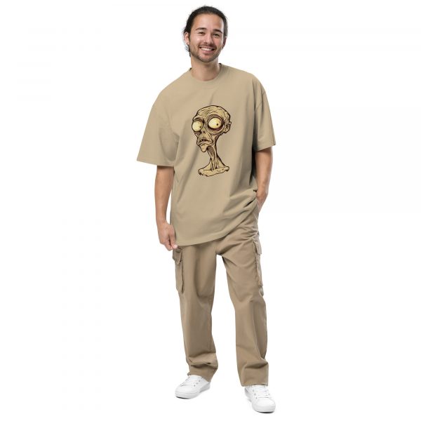 Noctovision 'Judgemental Subhuman' Oversized faded t-shirt - Image 3