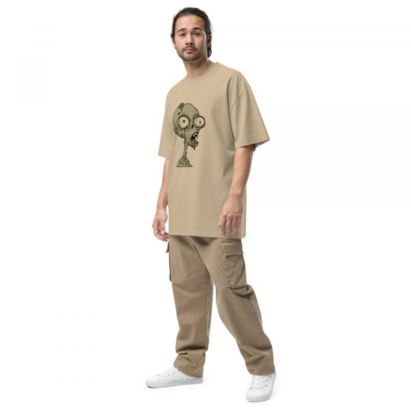 Noctovision 'Bemused Creature' Oversized faded t-shirt - Image 4