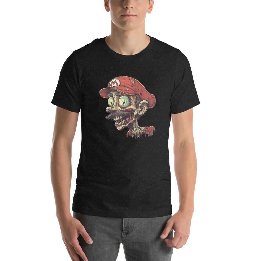 Noctovision 'Zombie Mario' Unisex t-shirt
